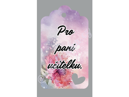 Visačky - pro paní učitelku 12ks