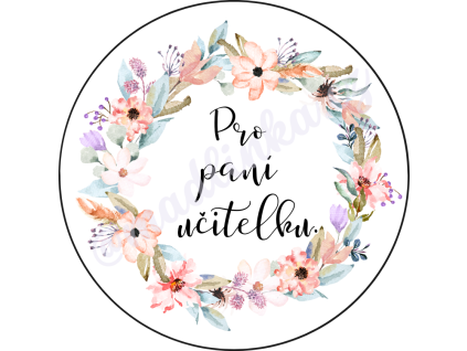 Sam. kulaté - Pro paní učitelku