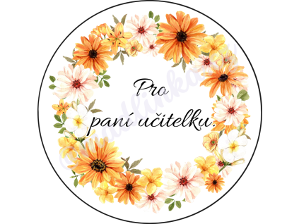 Sam. kulaté - Pro paní učitelku