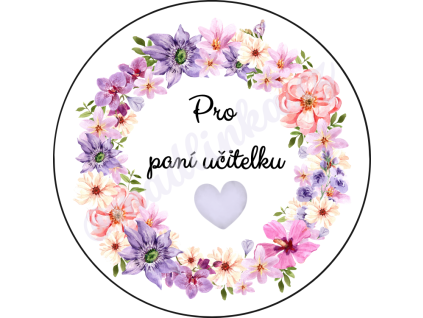 Sam. kulaté - Pro paní učitelku