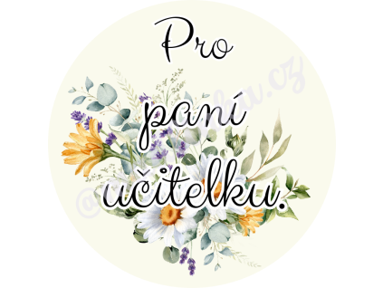 Sam. kulaté - Pro paní učitelku