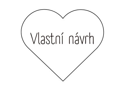 Vlastní návrh samolepka