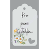 Visačky - pro paní učitelku 12ks