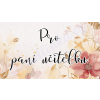 Děkovné kartičky - pro paní učitelku