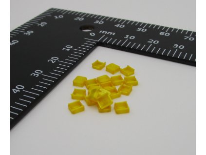 Stínění LED diody 0,2 mm zlatá, 20 ks