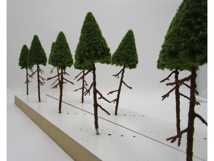Jehličnatý strom smrk 14cm, 10 ks