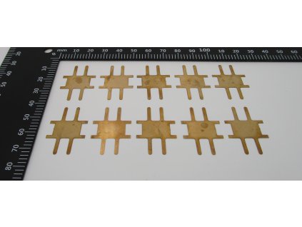 Sběrný kontakt nepokovený H0, 10 ks