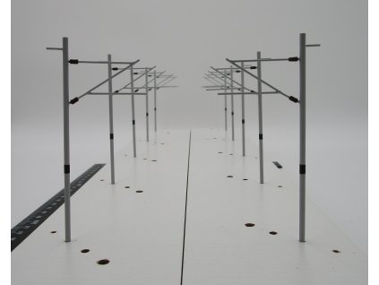 Sloup trakčního vedení  s držákem TT (BASIC), 10 ks