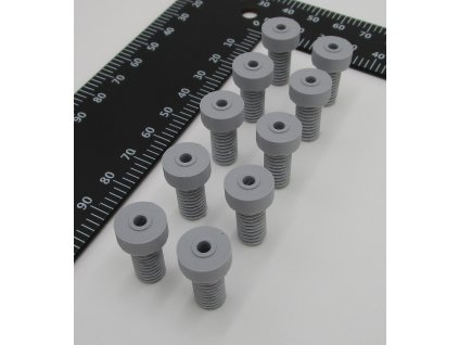 Podstavec sloupu kruh se závitem H0 (BASIC), 10 ks