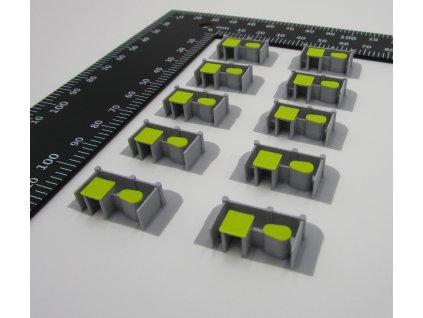 Přestavník výhybky pravý H0, 10 ks