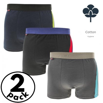 bavlněné boxerky mix vzorů sada 2 kusů