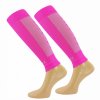 pár sportovních kompresních návleku růžová neonové