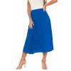 krásná plisovaná dámská sukně modrá