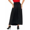 Dámská viskózová maxi sukně, černá