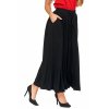 Dámská viskózová maxi sukně, černá