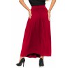 maxi dlouhá dámská sukně vzdušná červená