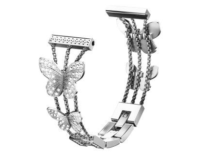 Motýl se zirkony stříbrná