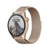 Chytré hodinky Madvell Talon 2 s GPS a bluetooth voláním pudrově zlaté s kovovým řemínkem