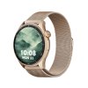 Chytré hodinky Madvell Talon 2 s GPS a bluetooth voláním pudrově zlaté s kovovým řemínkem