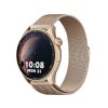 Chytré hodinky Madvell Talon 2 s GPS a bluetooth voláním pudrově zlaté s kovovým řemínkem