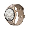 Chytré hodinky Madvell Talon 2 s GPS a bluetooth voláním pudrově zlaté se silikonovým řemínkem pampeliška