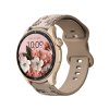 Chytré hodinky Madvell Talon 2 s GPS a bluetooth voláním pudrově zlaté se silikonovým řemínkem pampeliška