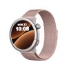 Chytré hodinky Madvell Active s GPS a bluetooth voláním růžové s kovovým řemínkem