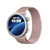 Chytré hodinky Madvell Active s GPS a bluetooth voláním růžové s kovovým řemínkem