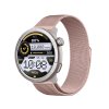Chytré hodinky Madvell Active s GPS a bluetooth voláním růžové s kovovým řemínkem