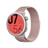 Chytré hodinky Madvell Active s GPS a bluetooth voláním růžové s kovovým řemínkem