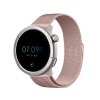 Chytré hodinky Madvell Active s GPS a bluetooth voláním růžové s kovovým řemínkem