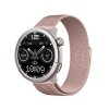 Chytré hodinky Madvell Active s GPS a bluetooth voláním růžové s kovovým řemínkem