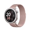 Chytré hodinky Madvell Active s GPS a bluetooth voláním růžové s kovovým řemínkem