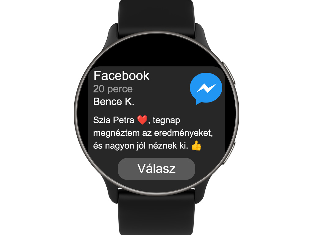 Üzenetek, emodzsik és Bluetooth-hívás a Madvell Elori 2 órán
