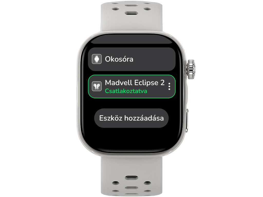 Zenelejátszás a Madvell Pulsar 3 Pro óráról