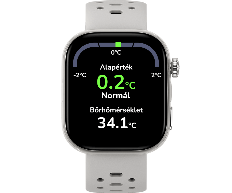 Edzésmutatók és testhőmérséklet a Madvell Pulsar 3 Pro órán