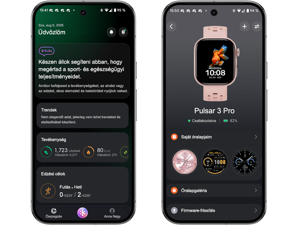A Madvell Pulsar 3 Pro mobilalkalmazása