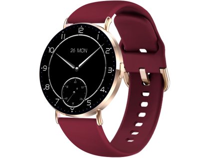 2422 17 madvell elori pudrova zlata s silikonovym reminkem bordo