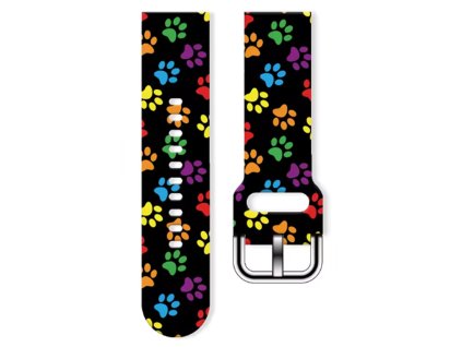 černá s tlapkami samo