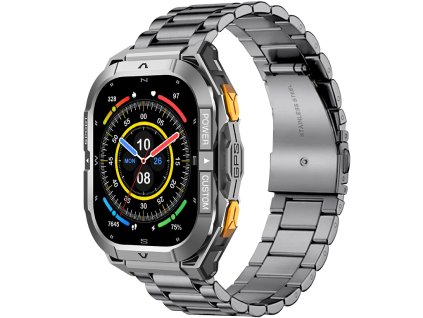 Madvell Frontier 3 GPS-szel, űrszürke, fém szíjjal + szilikon szíj