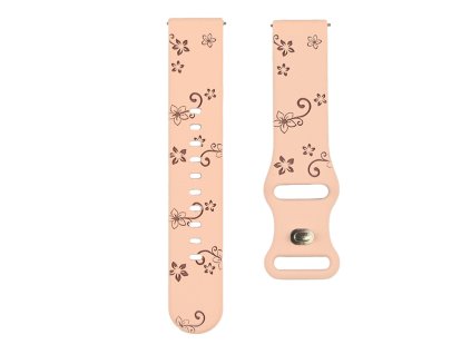 Květiny růžová s bordo 2