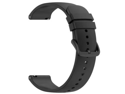 silikon černá s hranatou sponou