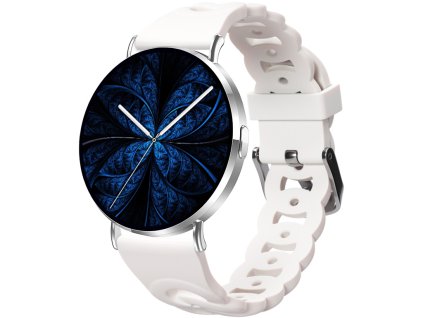 Madvell Elori ezüst okosóra szilikon szíjjal Jázmin