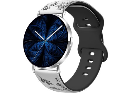 Madvell Elori ezüst okosóra szilikon szíjjal Pitypang