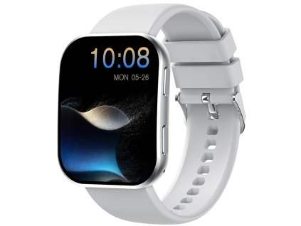 Madvell Venezia ezüst okosóra szilikon szíjjal