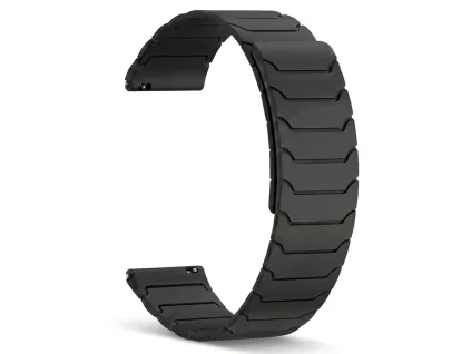 Mágneses szilikon szíj fekete 20mm