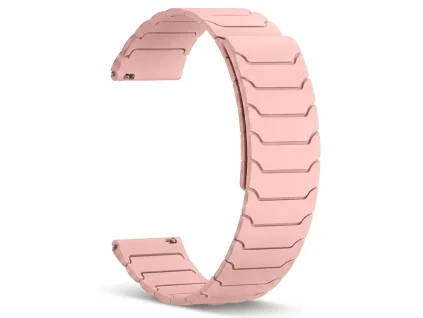 Mágneses szilikon szíj rózsaszín 22mm