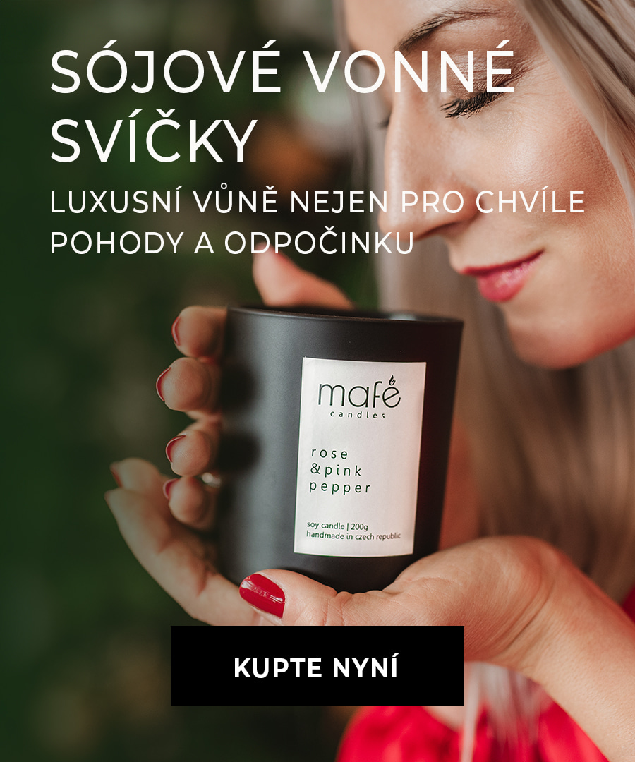 Ručně odlévané vonné svíčky ze sójového vosku