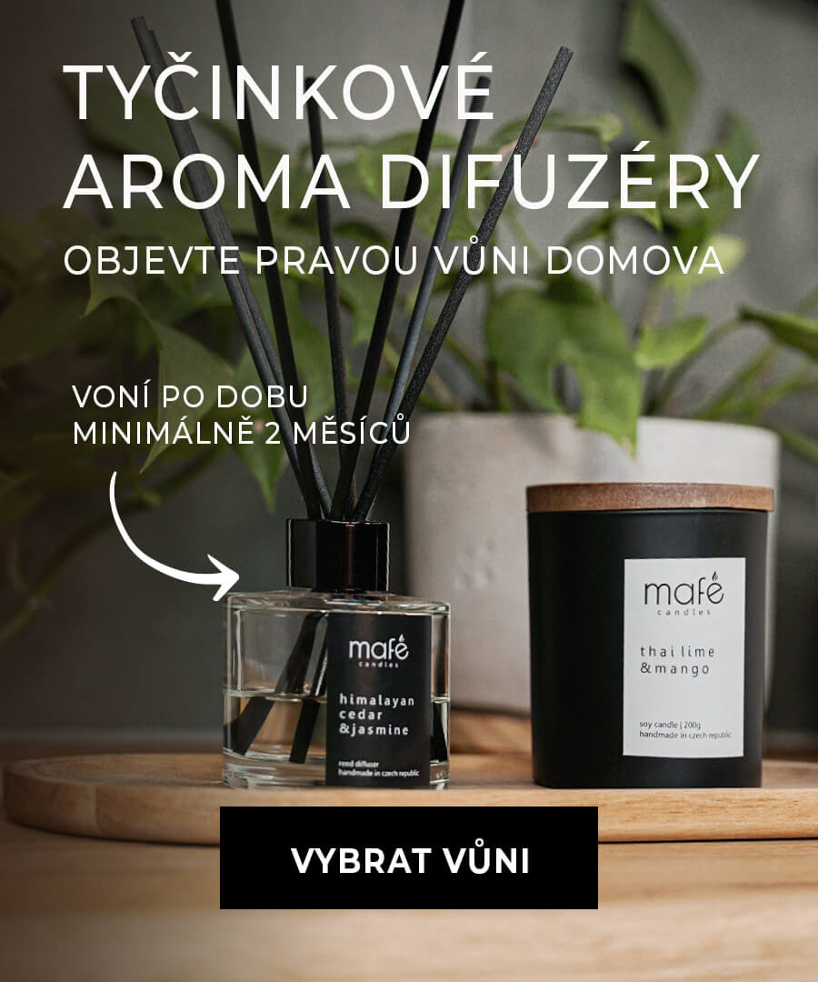 Vůně domova s tyčinkovými aroma difuzéry