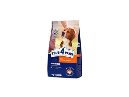 CLUB 4 PAWS PREMIUM DOG MEDIUM SZÁRAZ TÁP CSIRKE 2KG